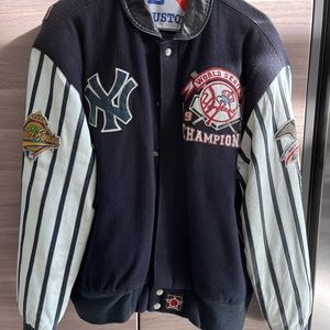 JH Designs Classic World Series Jacket Yankees!